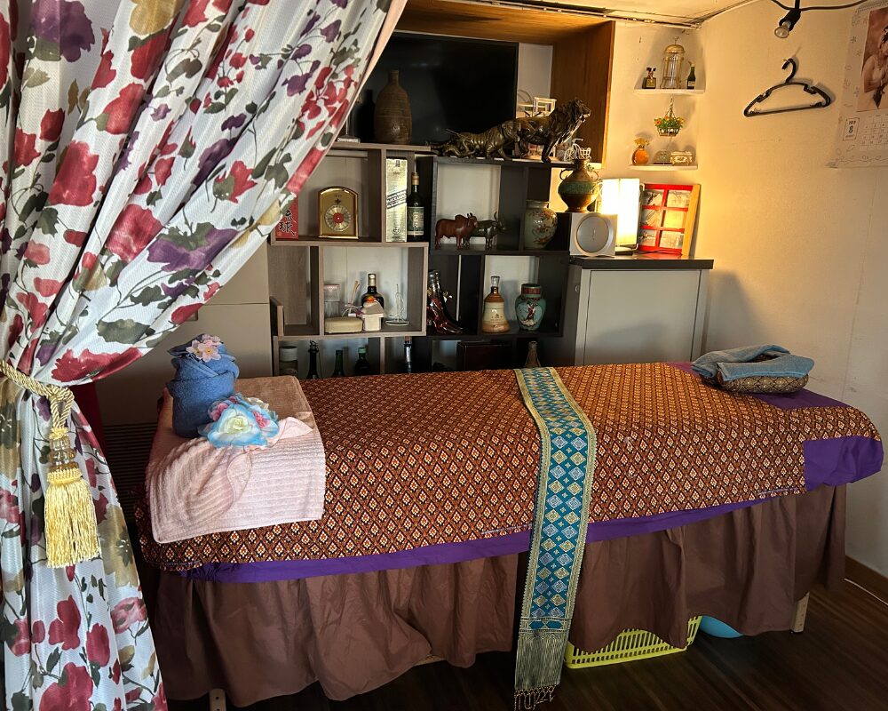 千葉県成田市本城のタイ古式マッサージ・ダウ トンク（DAW THONK）の施術室